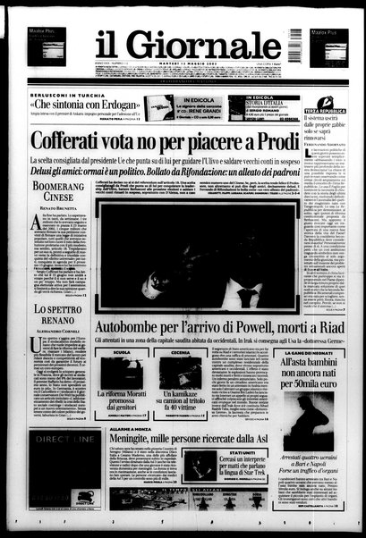 Il giornale : quotidiano del mattino